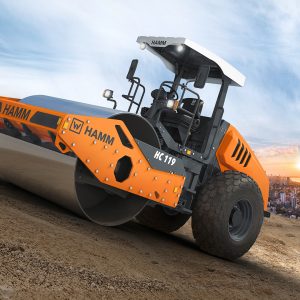 Lu rung Hamm HC119 chính hãng thi công nền đường