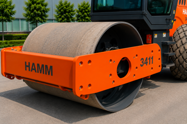 Trống lu Hamm 3411 cho khả năng đầm nén ổn định