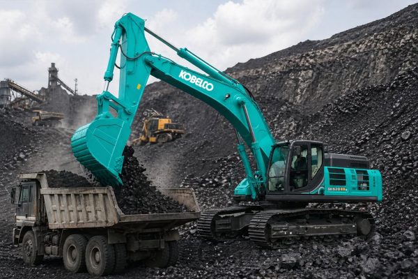 Máy xúc Kobelco SK520XDLC-10 làm mỏ